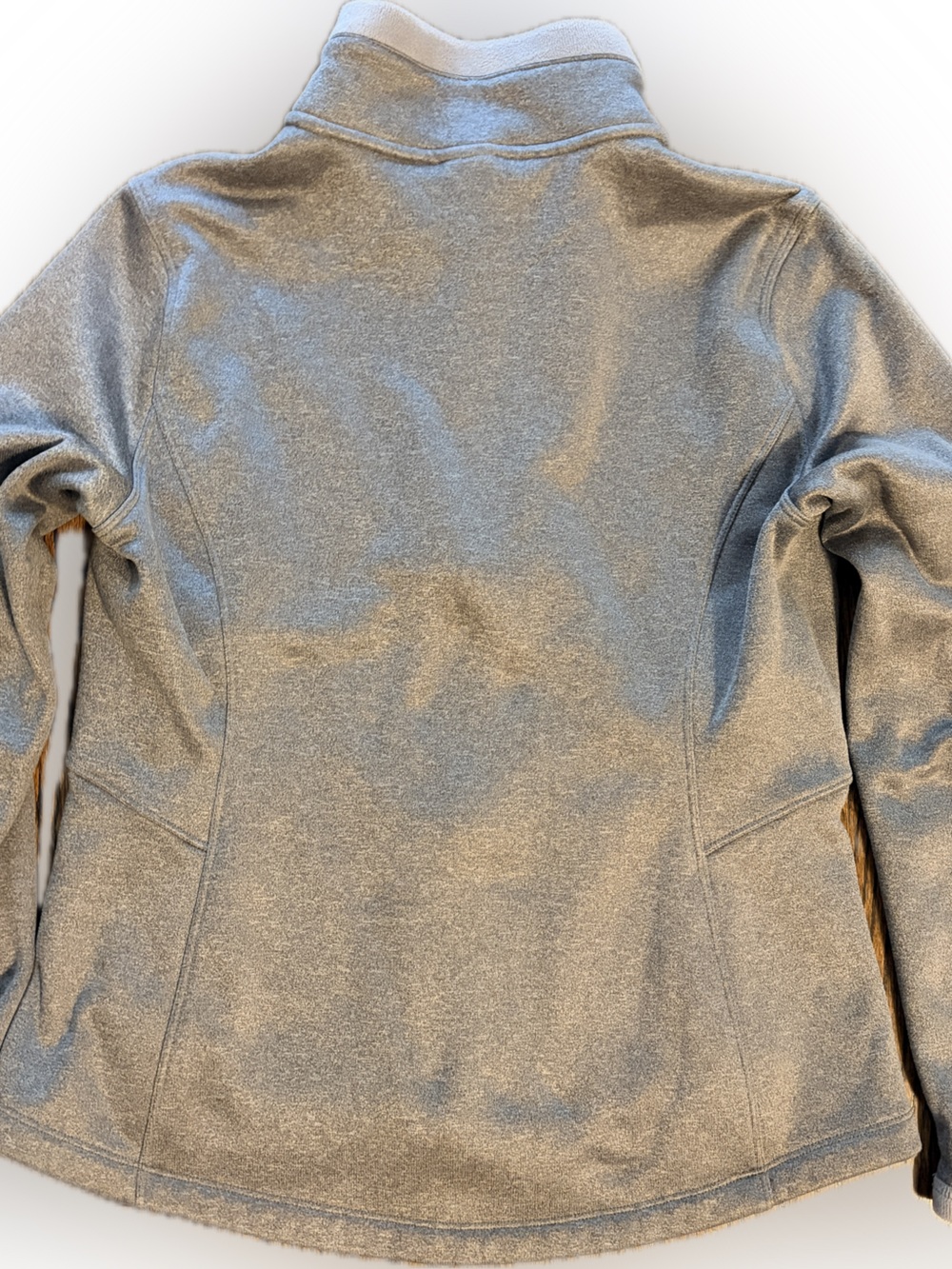 The North Face Canyonlands Full Zip Fleece Jacket Women’s Large Gray Heather - Picture 3 of 10